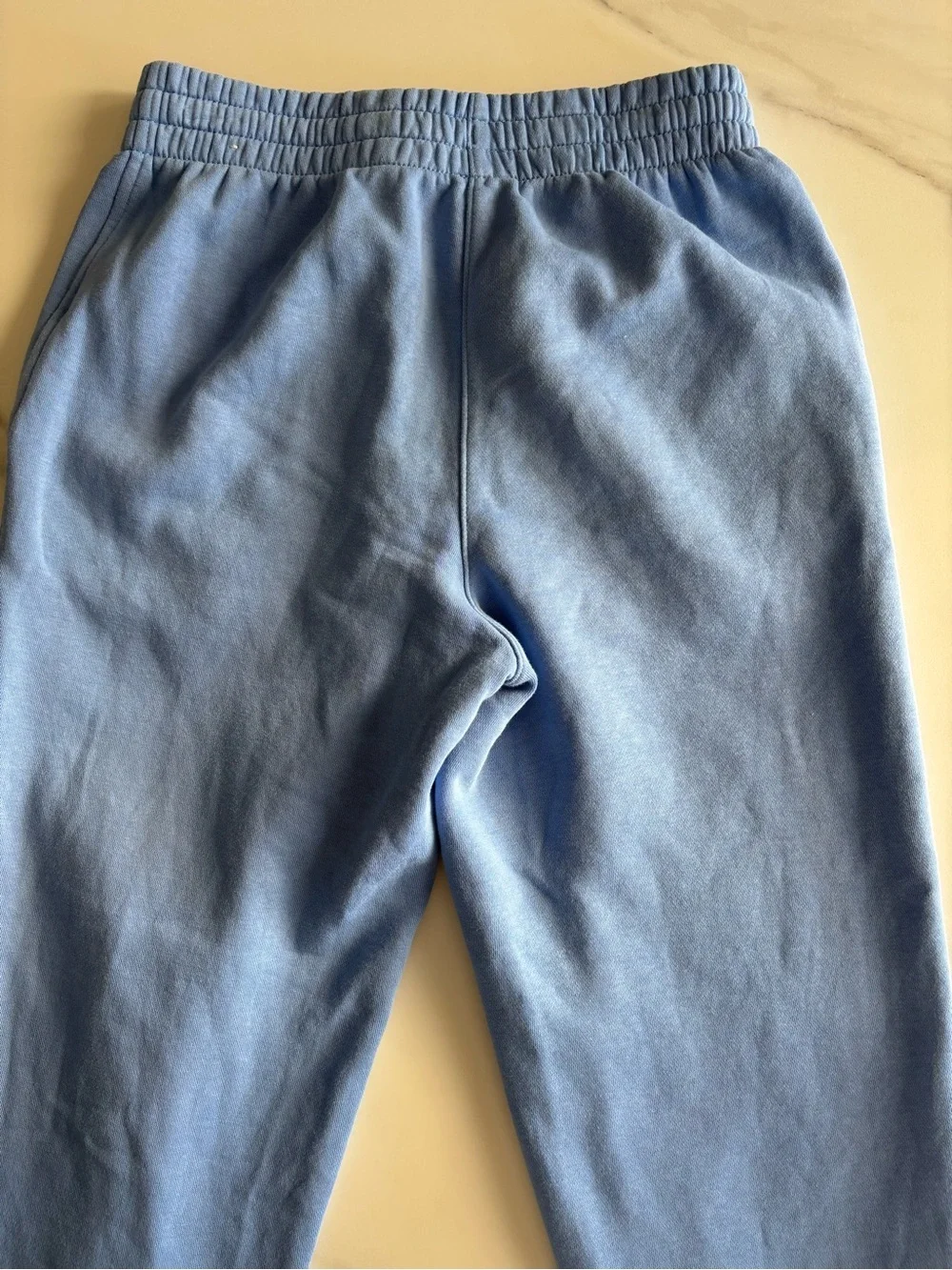 Nike Kids Sky Blue Fleece Joggers with White Swoosh